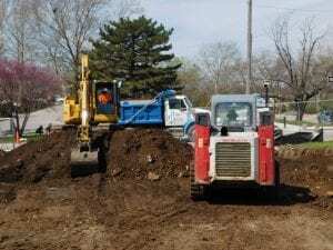 Excavator and Skid Steer