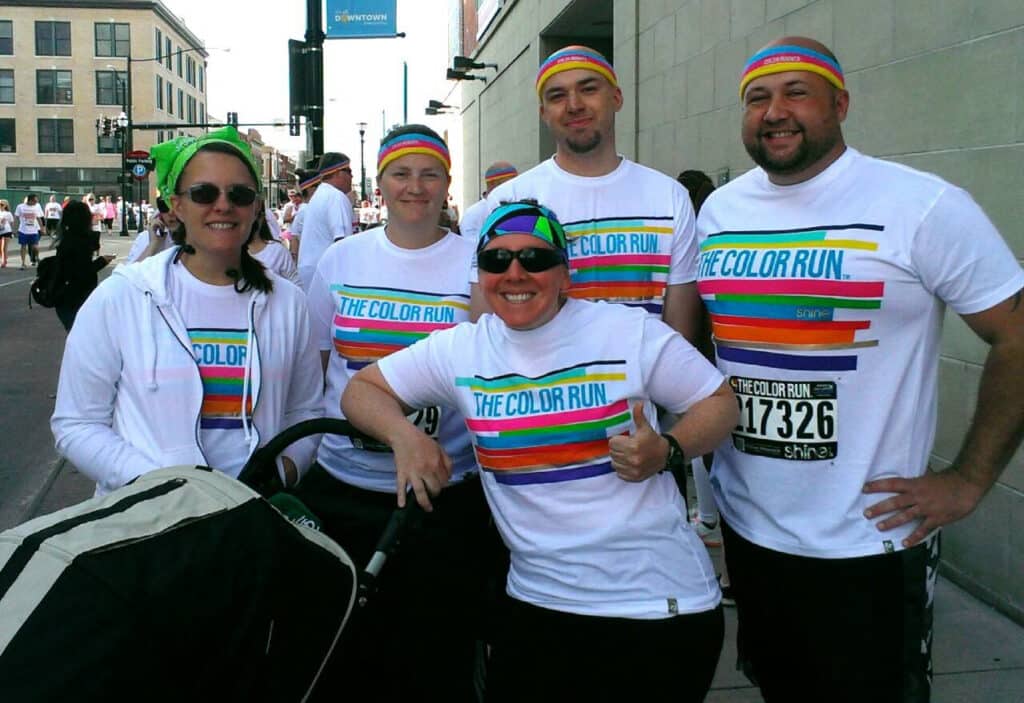 Tommy at the 2015 Color Run