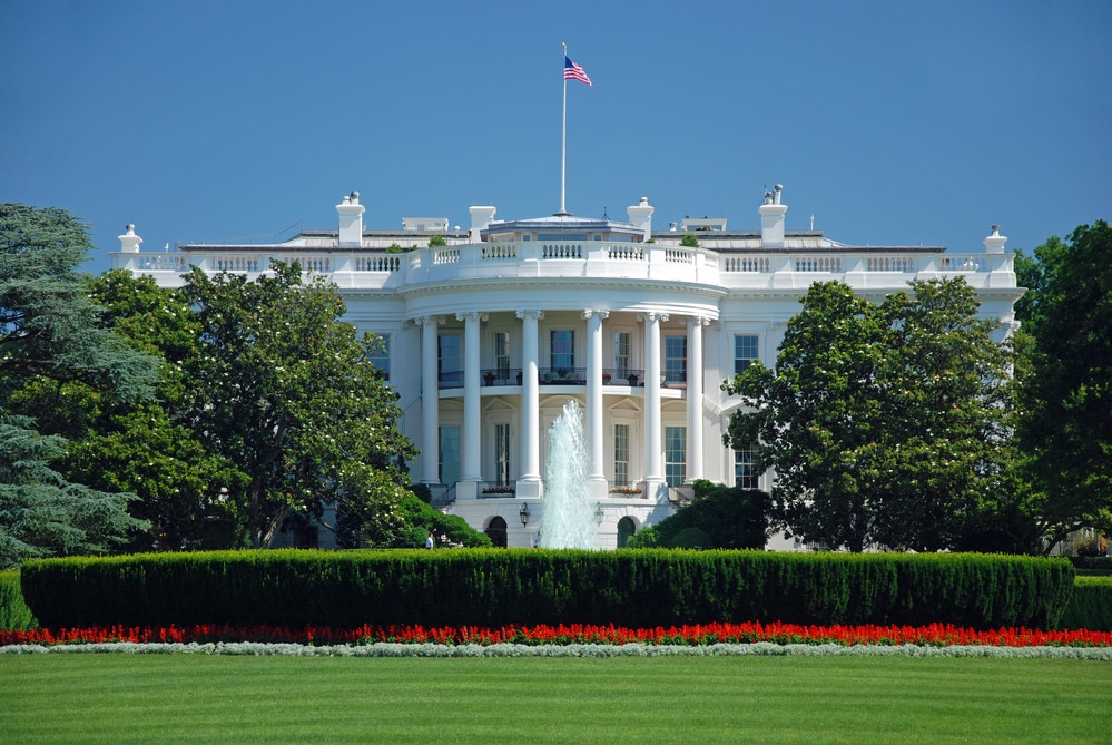 White House in Washington DC