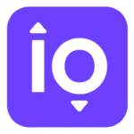 Melio Logo png in purple with a transparent background